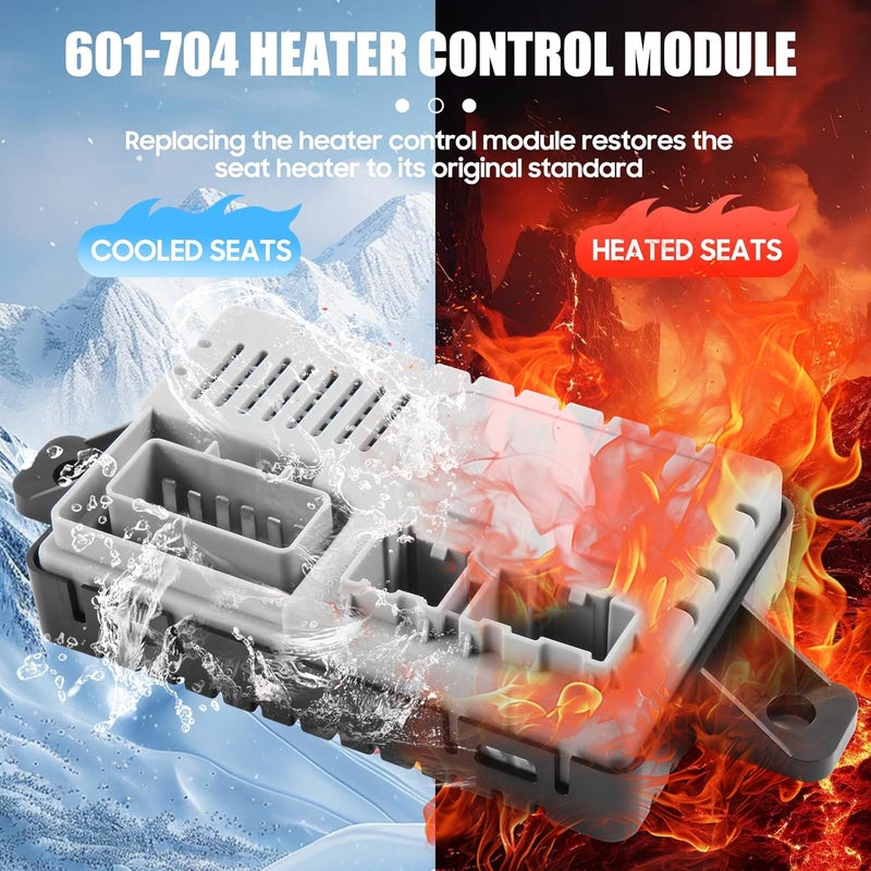 ZynoDrive 601-704 Seat Heater Cool Control Module with Pigtail Kit for Lincoln MKS MKT MKZ 2013-2018, for Ford F150 F250 F350 F450 F550 SuperDuty Edge Explorer Flex Fusion Taurus 2011-2018, Replace# BU5Z14C724A - Image 4